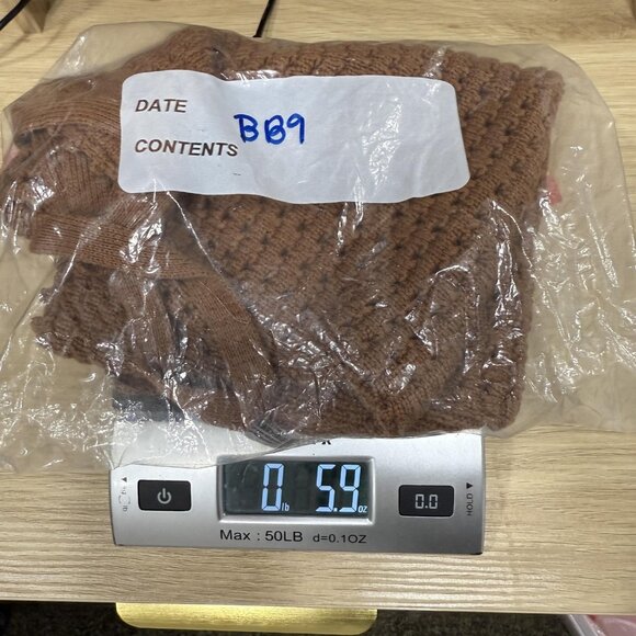 Maronie Shirt Womens Medium Brown Knit Crochet Lace Up Tank Top Cami Summer - Picture 8 of 8